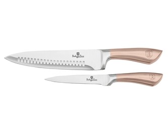 Sada nožů nerez 2 ks Rosegold Metallic Line
