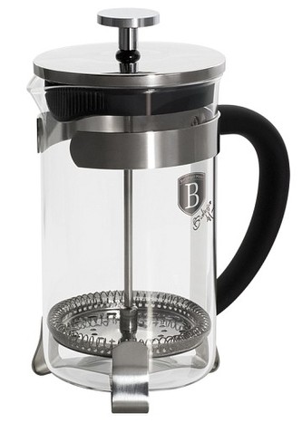 Konvička na čaj a kávu French Press 600 ml černá BERLINGERHAUS BH-1787