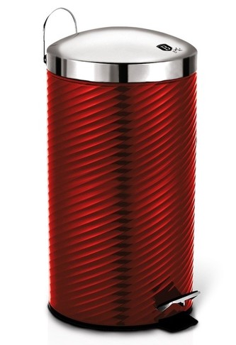 Koš odpadkový nerez 7 l Burgundy Metallic Line BERLINGERHAUS BH-6422