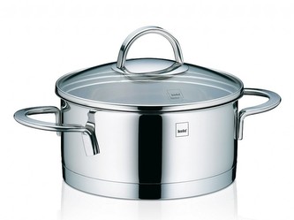 Kastrol nerez se skleněnou poklicí 1,5 l CAILIN KELA KL-10955