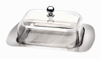 Dóza na máslo nerez s akrylovým víkem BERLINGERHAUS BH-1968