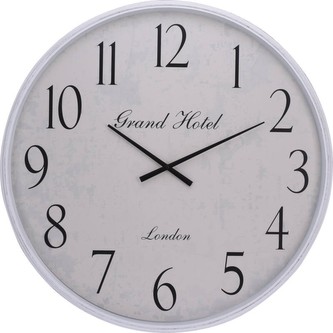 Hodiny nástěnné GRAND HOTEL 76 cm bílá