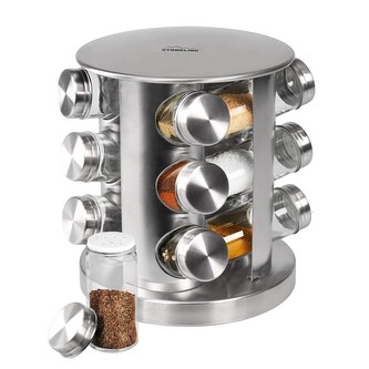 Kořenky ve stojanu nerez sada 13 ks