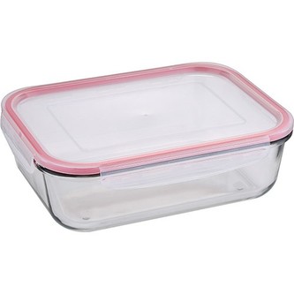 Dóza na potraviny skleněná se zaklapovacím víkem 2 l