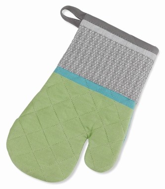 Chňapka rukavice CARLA šedá/mentolová 28x18cm KELA KL-12273