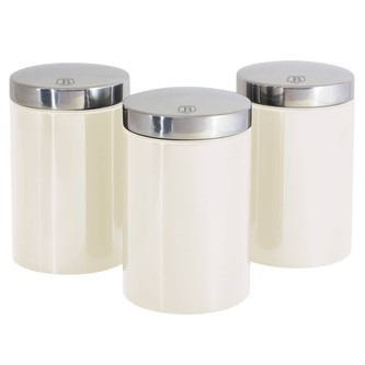 Dóza na potraviny sada 3 ks Cream Metallic Line BERLINGERHAUS BH-1353