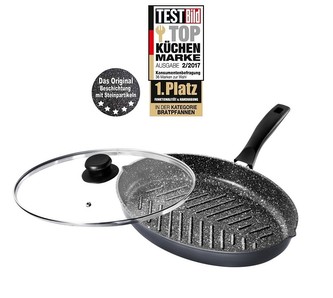 Pánev s mramorovým povrchem 35 cm na ryby STONELINE WX-15715