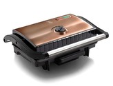 Elektrický kontaktní gril s nepřilnavým povrchem Rosegold Metallic Line BERLINGERHAUS BH-9061