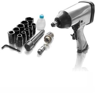 Pneumatický utahovák 1/2" sada s nástavci 10 ks ERBA ER-18020