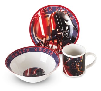 Jídelní sada talířů dětská 3 ks STAR WARS Darth Vader