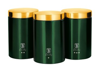 Dóza na potraviny sada 3 ks Emerald Collection BERLINGERHAUS BH-6272