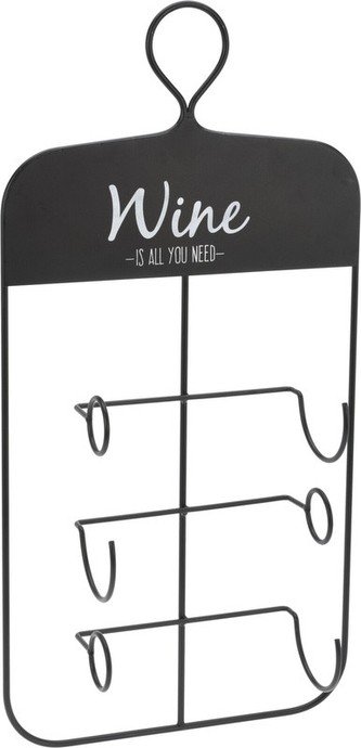 Stojan na víno HOMESTYLING 3 lahve