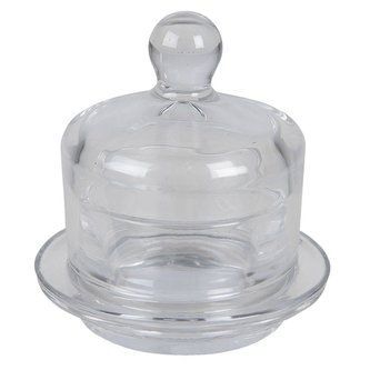 Skleněná mistička s poklopem