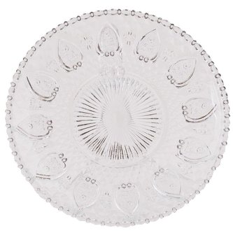 Skleněný talíř Ø 20 cm