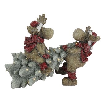 Sobi se stromečkem s LED osvětlením