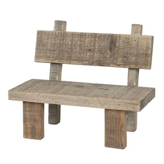 Dekorativní mini lavička