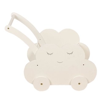 Dřevěný kočárek pro panenku CLOUD