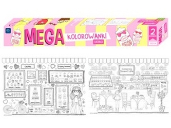 Mega omalovánka Cukrárna