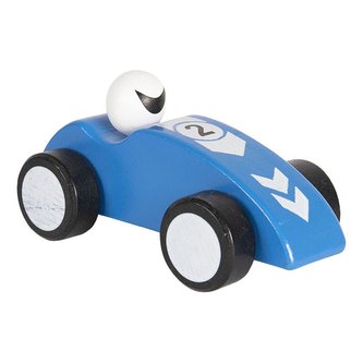 Dřevěné autíčko BLUE