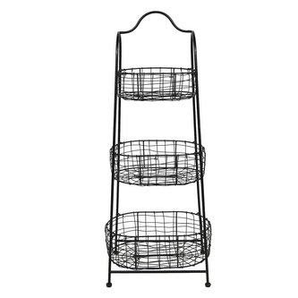 Stojan s drátěnými košíky