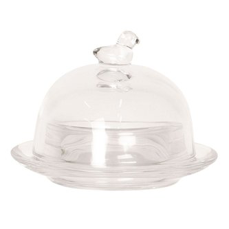 Skleněná máselnička pro jednoho CHICKEN