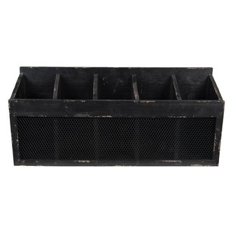 Nástěnná polička s přihrádkami