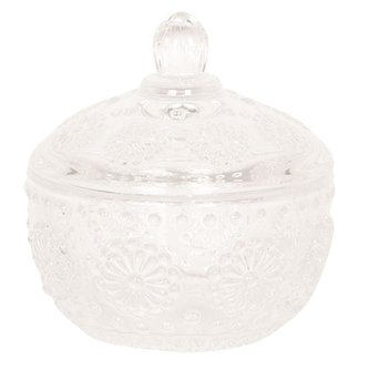 Skleněná dózička s víkem