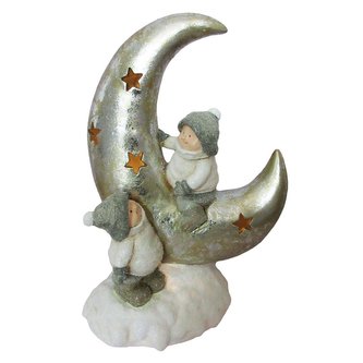 Děti na měsíci s LED osvětlením