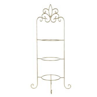 Kovový etažér na tři talíře