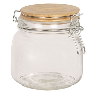 Skleněná dózička s patentním uzávěrem