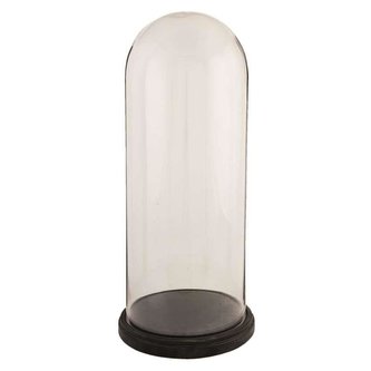 Skleněný poklop s podtáckem Ø 26*60 cm