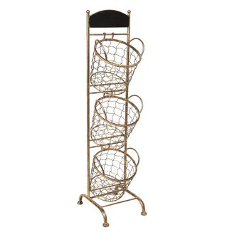 Kovový stojan s košíky