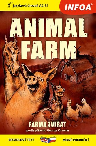 Farma zvířat / Animal farm - Zrcadlová četba (A2-B1)