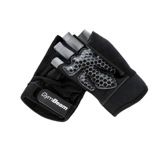 Fitness rukavice Grip black - GymBeam - Velikost M