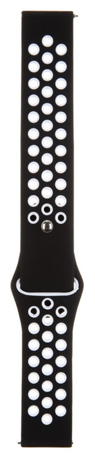Tactical 712 Double silikon řemínek 22mm,Black/Whi