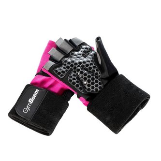 Dámské fitness rukavice Guard pink - GymBeam - Velikost XL