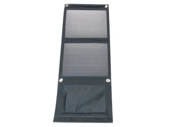 Fotovoltaický solární panel 12W s USB, přenosný, skládací
