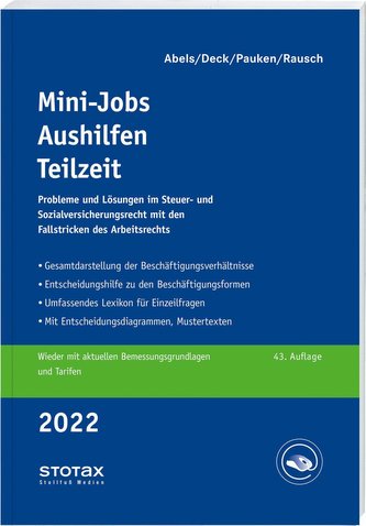 Mini-Jobs, Aushilfen, Teilzeit 2022