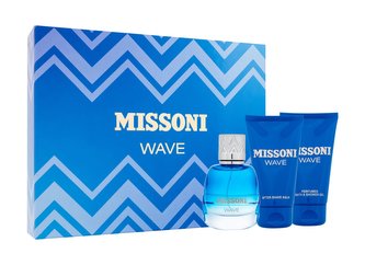 Missoni Wave toaletní voda 50 ml + balzám po holení 50 ml + sprchový gel 50 ml