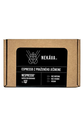 Nekáva Kapsle Nespresso – Pražený ječmen bez kofeinu 12 ks