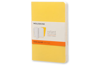 Moleskine: Volant zápisníky linkované světle žluté S