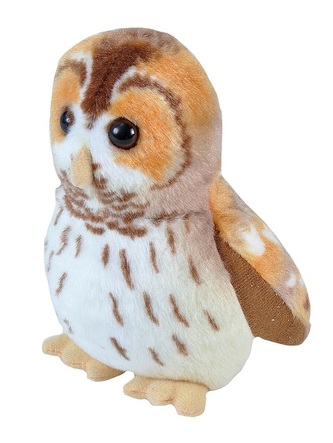 Hrající plyšový ptáček - Puštík