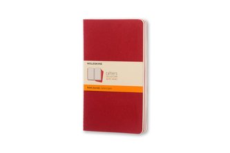 Moleskine: Sešity 3 ks linkované červené L