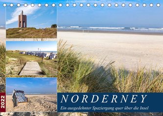 Norderney Spaziergang (Tischkalender 2022 DIN A5 quer)