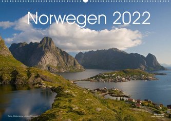 Norwegen (Wandkalender 2022 DIN A2 quer)
