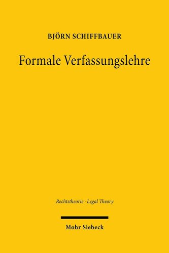 Formale Verfassungslehre