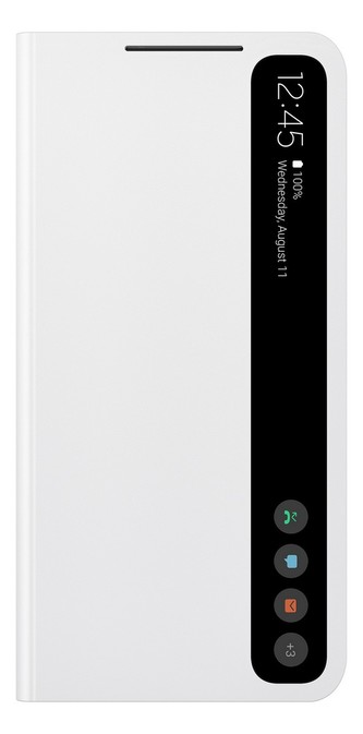 Samsung  EF-ZG990CW Clear View Cover S21 FE, White