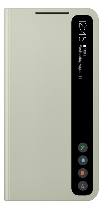 Samsung  EF-ZG990CM Clear View Cover S21 FE, Green