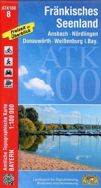 Fränkisches Seenland 1:100 000