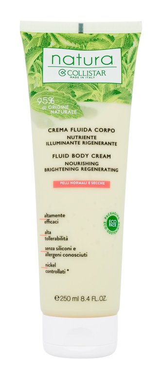 Collistar Natura Tělový krém Fluid Body Cream 250 ml pro ženy